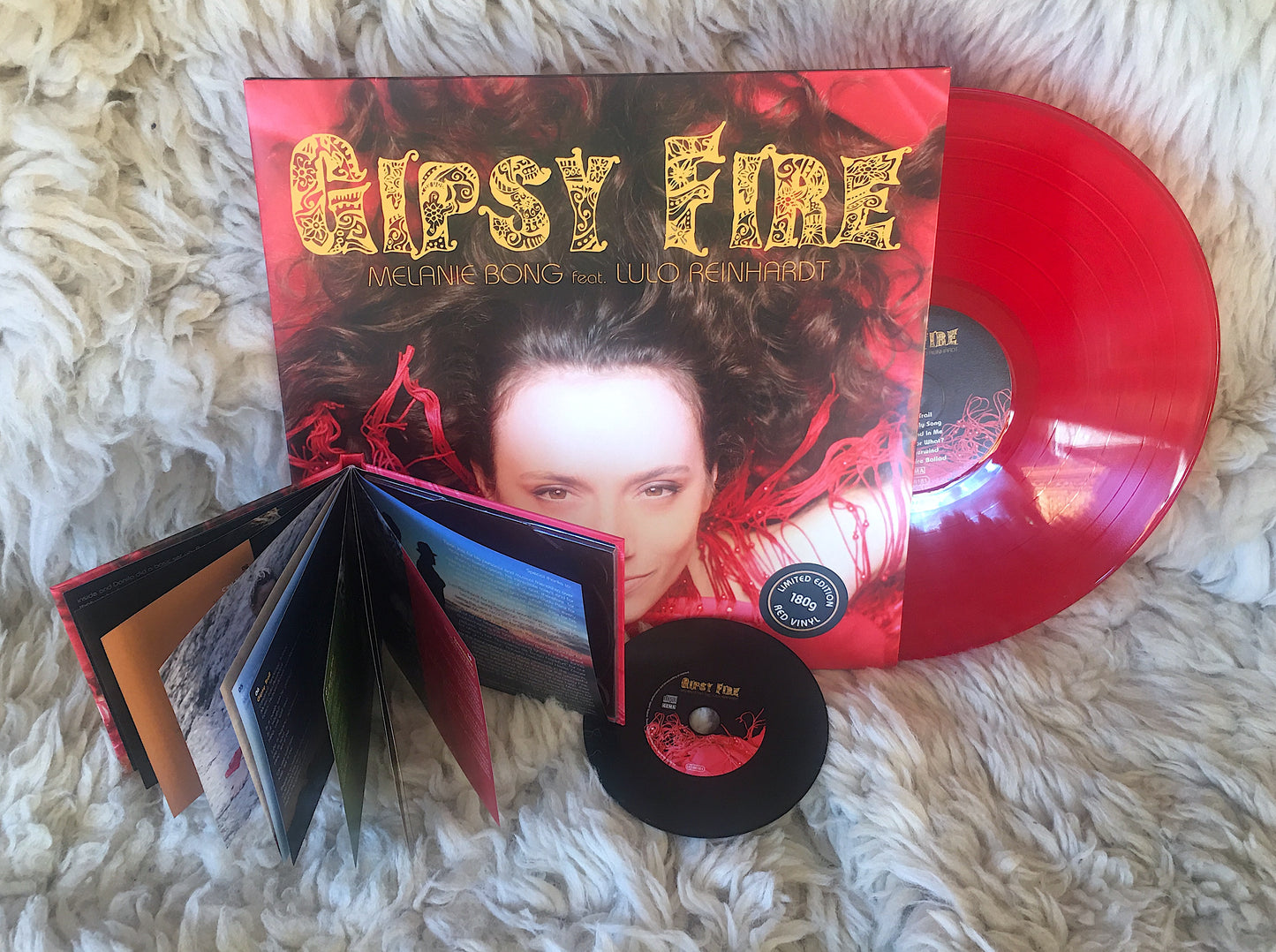 🌟CHRISTMAS SPECIAL🌟: Gipsy Fire RED VINYL + Mediabook CD