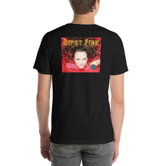 GIPSY FIRE LP Cover - Unisex t-shirt - back print