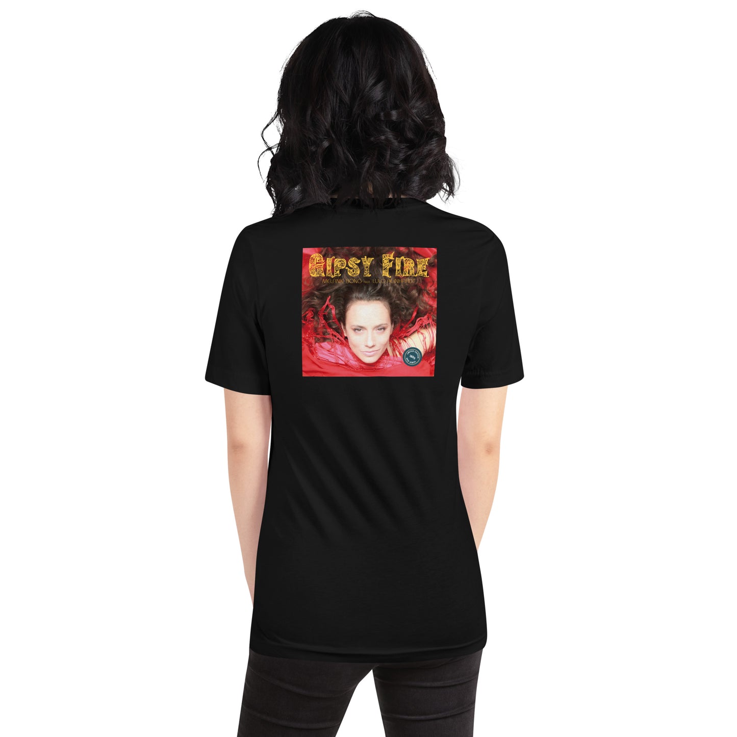 GIPSY FIRE LP Cover - Unisex t-shirt - back print