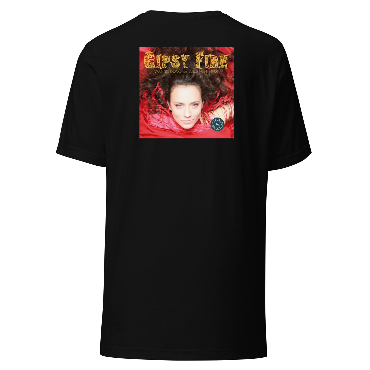 GIPSY FIRE LP Cover - Unisex t-shirt - back print