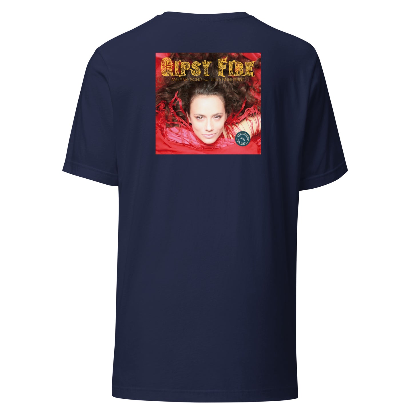 GIPSY FIRE LP Cover - Unisex t-shirt - back print
