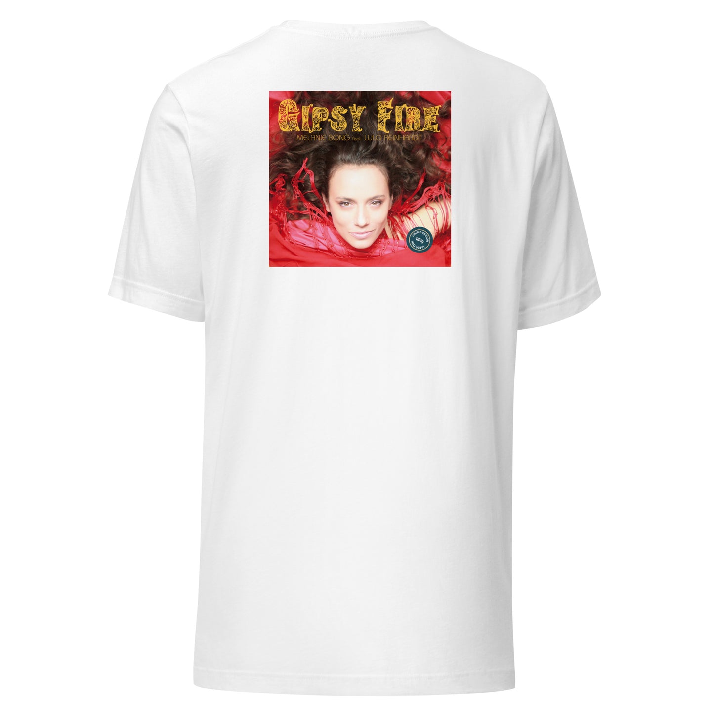 GIPSY FIRE LP Cover - Unisex t-shirt - back print